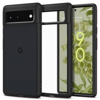 Case Spigen Google Pixel 6 Ultra Hybrid MATTE Black Case