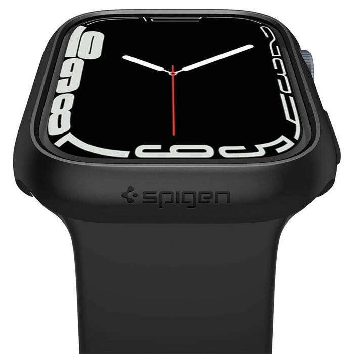 Case Spigen Apple Watch 7 (45MM) Thin Fit Black Case