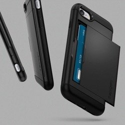 Case Spigen Apple iPhone SE 2022 2020 7 8 Slim Armor Cs Black Case 