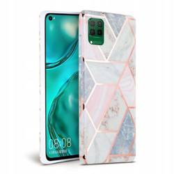 Case TECH-PROTECT Marble Huawei P40 Lite Pink Case
