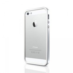 SPIGEN iPhone 5 Neo Hybrid EX Slim Vivid Series Satin Silver Apple Case