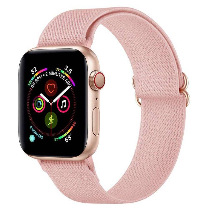 STRAP TECH-PROTECT MELLOW APPLE WATCH 4 / 5 / 6 / 7 / SE (38 / 40 / 41 MM) PINK SAND