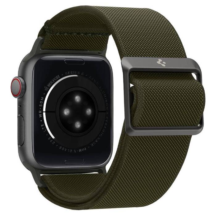 Strap Spigen Apple Watch 2 / 3 / 4 / 5 / 6 / SE (42 / 44mm) Fit Lite Khaki Green 