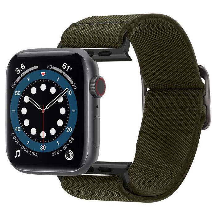 Strap Spigen Apple Watch 2 / 3 / 4 / 5 / 6 / SE (42 / 44mm) Fit Lite Khaki Green 