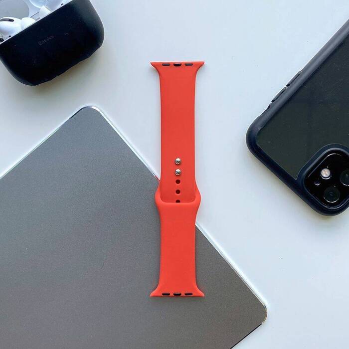 TECH-PROTECT Smoothband Apple Watch 1/2/3/4 (42/44 Mm) Red Red