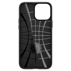 Etui Spigen iPhone 13 Pro Liquid Air Matte Black Case + Szkło Hartowane Spigen Glas.tr Slim