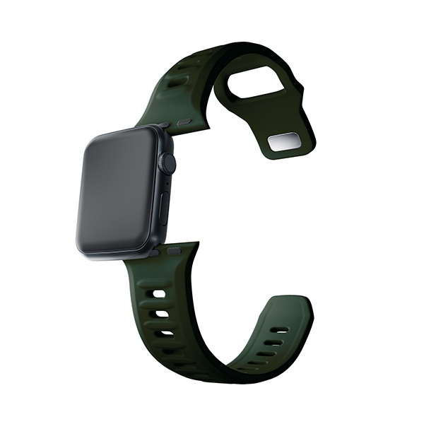 3MK Silicone Watch Strap ciemnozielony/ dark green dla Apple Watch 38/40/41mm