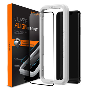 Szkło Hartowane SPIGEN ALM Glass Fc Apple iPhone 11 Black