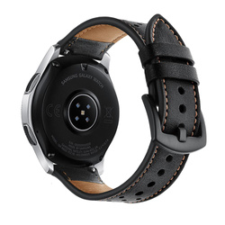 TECH-PROTECT strap Samsung Galaxy Watch 46mm Leather Black Black