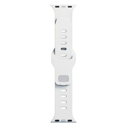 3MK Silicone Watch Strap biały/white dla Apple Watch 38/40/41mm