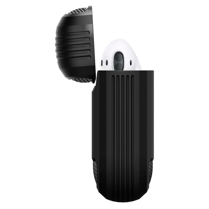 Etui SPIGEN Rugged Armor Apple Airpods Black Czarne Case