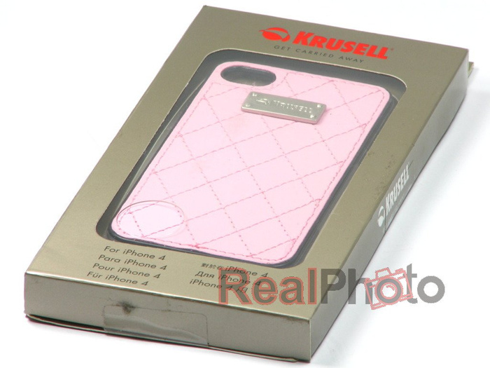 KRUSELL Apple iPhone 4 4S Cover Pink Case