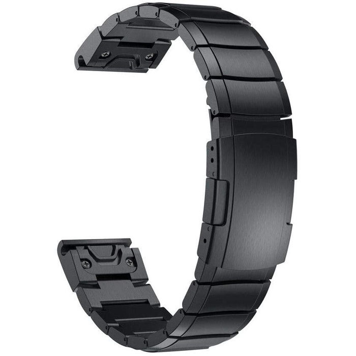 TECH-PROTECT Strap Steelband Garmin Fenix 3/5 X / 3 Hr / 5X Plus (26 Mm) Black Black