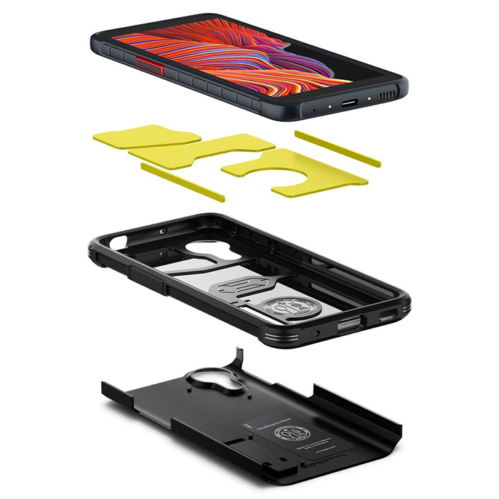 SPIGEN Tough Armor Galaxy Xcover 5 Etui Black Case