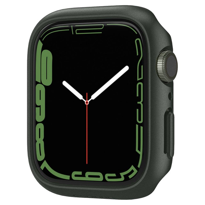 Etui SPIGEN Thin Fit Apple Watch 6 7 8 9 45mm Zielone