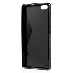 Cover S-Line Huawei P8 Lite Black Silicone Case