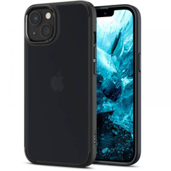 Etui iPhone 13 Spigen Ultra Hybrid Matte Frost Black Case + Szkło Hartowane Full Cover Spigen