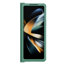 Nillkin CamShield Pro Case (simple) etui Samsung Galaxy Z Fold 4 pokrowiec z osłoną na aparat ciemnozielone