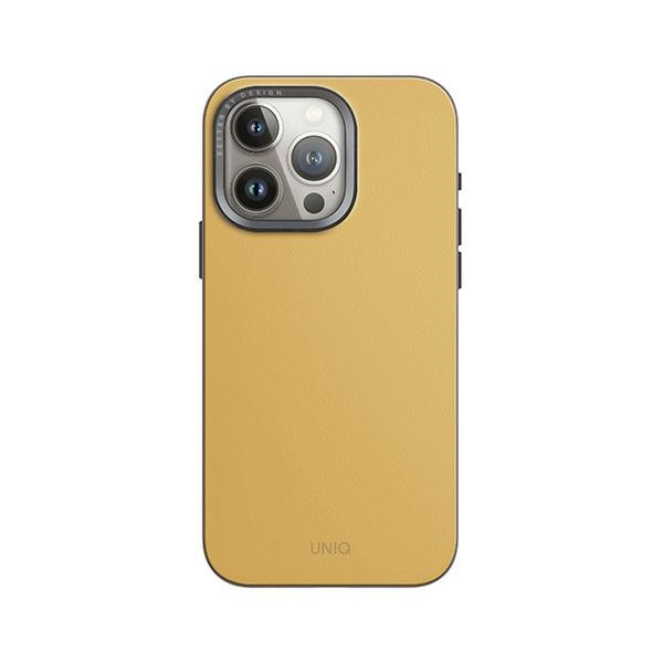 UNIQ etui Lyden DS iPhone 15 Pro 6.1" Magclick Charging żółto-szary/canary yellow-flint grey