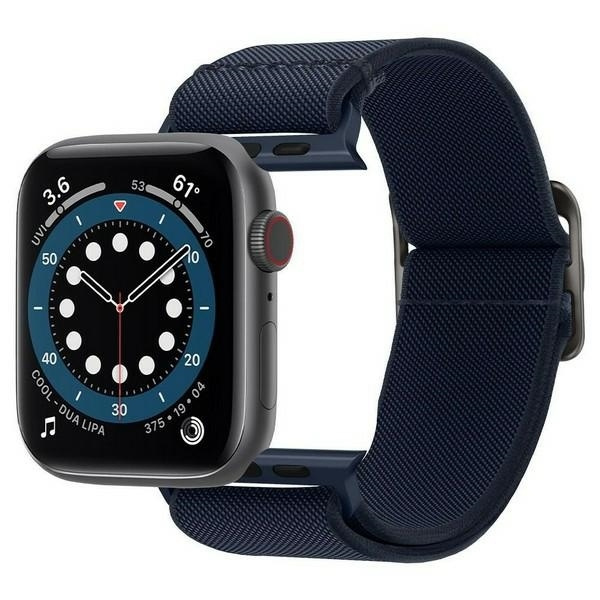 Strap Spigen Apple Watch 2 / 3 / 4 / 5 / 6 / SE (42/44mm) Fit Lite Navy Blue