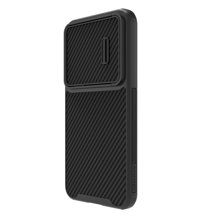 Nillkin Synthetic Fiber S Case etui Samsung Galaxy S23 pokrowiec osłona na aparat czarne