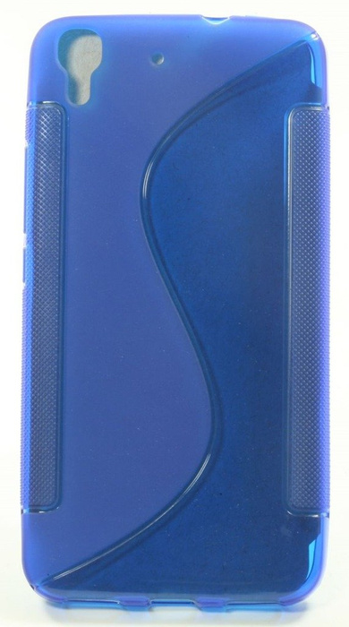 Cover S-Line Huawei Ascend Y6 Blue Silicone Case