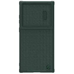 Nillkin Textured S Case etui Samsung Galaxy S23 Ultra pancerny pokrowiec z osłoną na aparat zielone