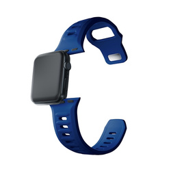 3MK Silicone Watch Strap Niebieski/Blue dla Apple Watch 38/40/41mm