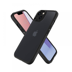 Etui iPhone 13 Spigen Ultra Hybrid Matte Frost Black Case + Szkło Hartowane Full Cover Spigen