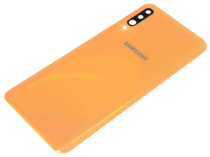 Klapka Baterii SAMSUNG Galaxy A50 Pomarańczowa Grade B