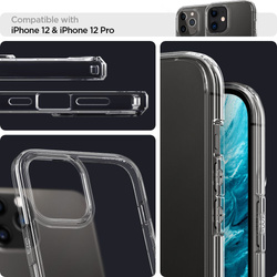 Case Spigen Ultra Hybrid iPhone 12 12 Pro Clear Transparent Case