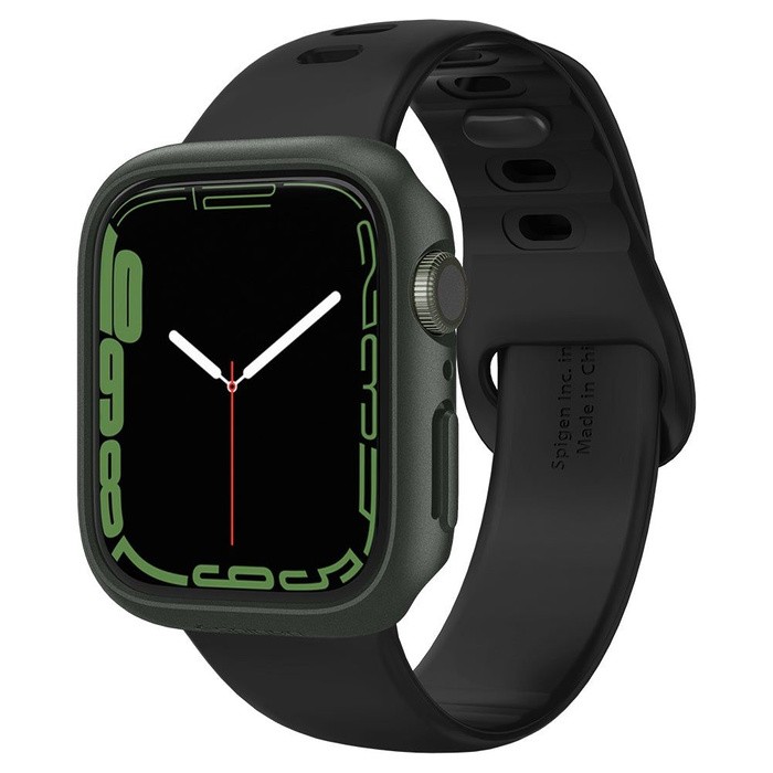 Etui SPIGEN Thin Fit Apple Watch 6 7 8 9 45mm Zielone