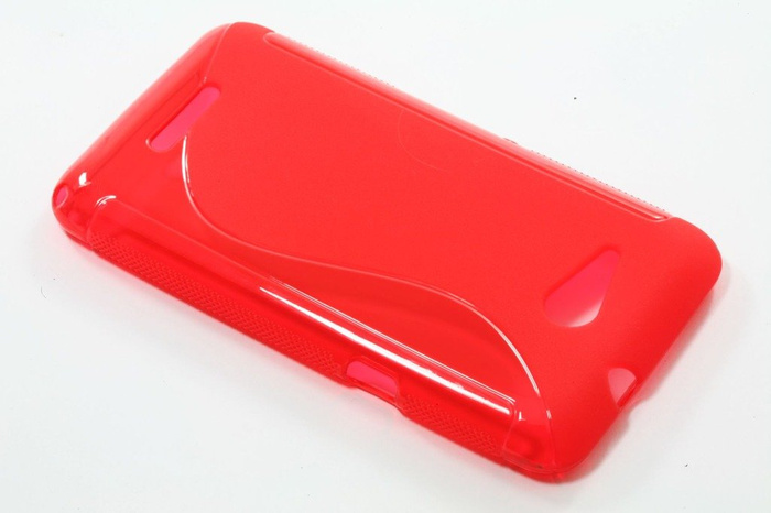 Cover S-Line Sony Xperia E4G Red Silicone Case