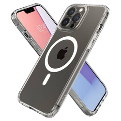 Etui Spigen iPhone 13 Pro Ultra Hybrid Mag Magsafe Bezbarwny Case + Szkło Hartowane Full Cover Spigen