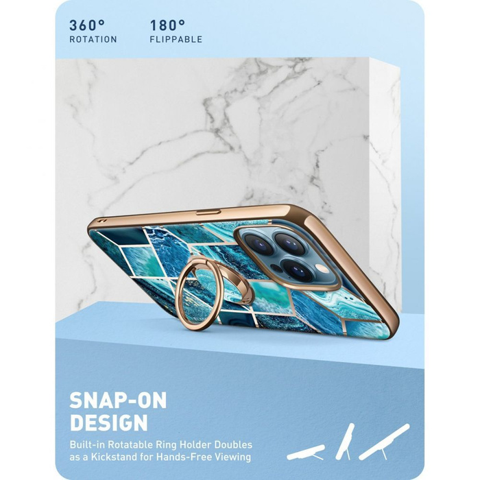 Etui SUPCASE iPhone 13 Pro Iblsn Cosmo Snap Ocean Blue Case