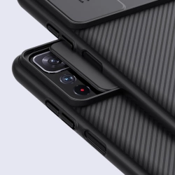 Nillkin CamShield Case etui pokrowiec osłona na aparat kamerę Xiaomi Redmi Note 11T 5G / Note 11S 5G / Note 11 5G (China) / Poco M4 Pro 5G niebieski