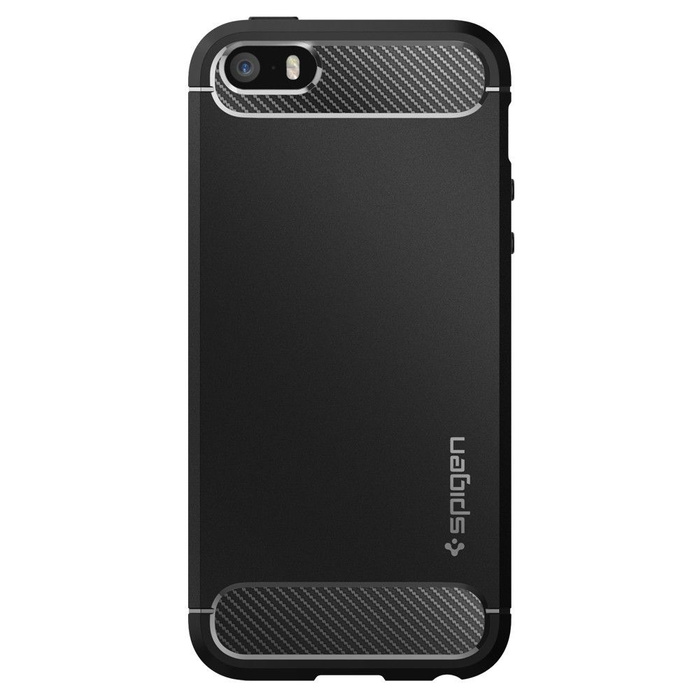 Case Spigen Rugged Armor Apple IPhone 5S SE Black Case