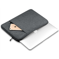 Etui TECH-PROTECT Laptop 15-16 Sleeve Dark Grey Szare Case