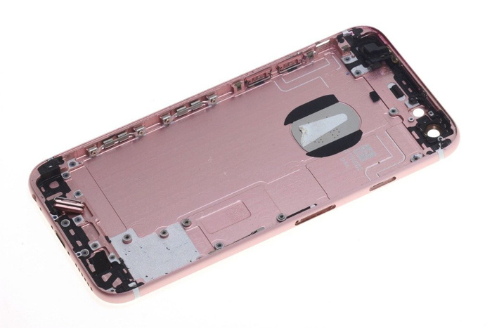 Casing Body Flip APPLE iPhone 6S Pink Grade B With Downside