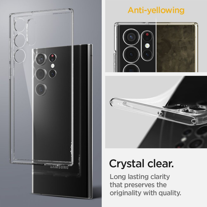 Case Spigen Samsung Galaxy S22 Ultra Liquid Crystal Clear Case