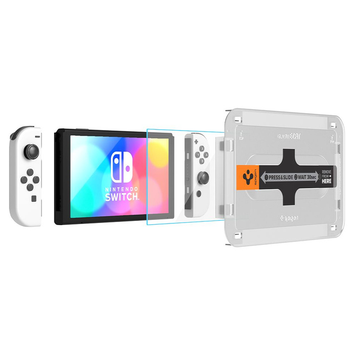 SPIGEN Nintendo Switch Oled Glas.Tr ”ez Fit” 2-Pack Szkło Hartowane