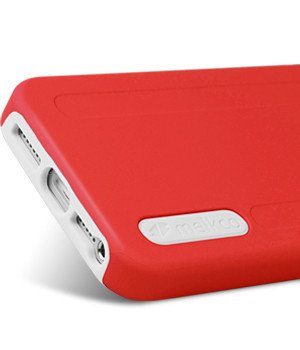 Etui iPhone 5 5S SE MELKCO Dual Layer RED / White