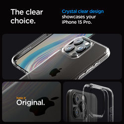 Case Spigen iPhone 15 Pro Ultra Hybrid Crystal Clear Case