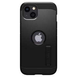 Etui iPhone 13 Spigen  Tough Armor Black Case + Szkło Hartowane Spigen Glas.tr Slim