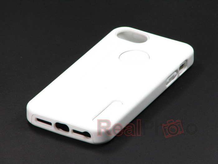 Etui MELKCO Dual Layer Do iPhone 5 5S SE BIAŁY