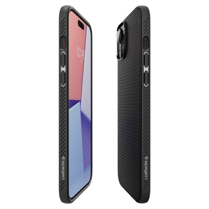 Case iPhone 15 Spigen Liquid Air MATTE Black Case