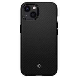 Case iPhone 13 Spigen Mag Armor MagSafe MATTE Black Case + Tempered Glass Spigen Glas.Tr Slim