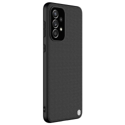 Nillkin Textured Case wytrzymałe wzmocnione etui z żelową ramką i nylonem na tyle Samsung Galaxy A33 5G czarny