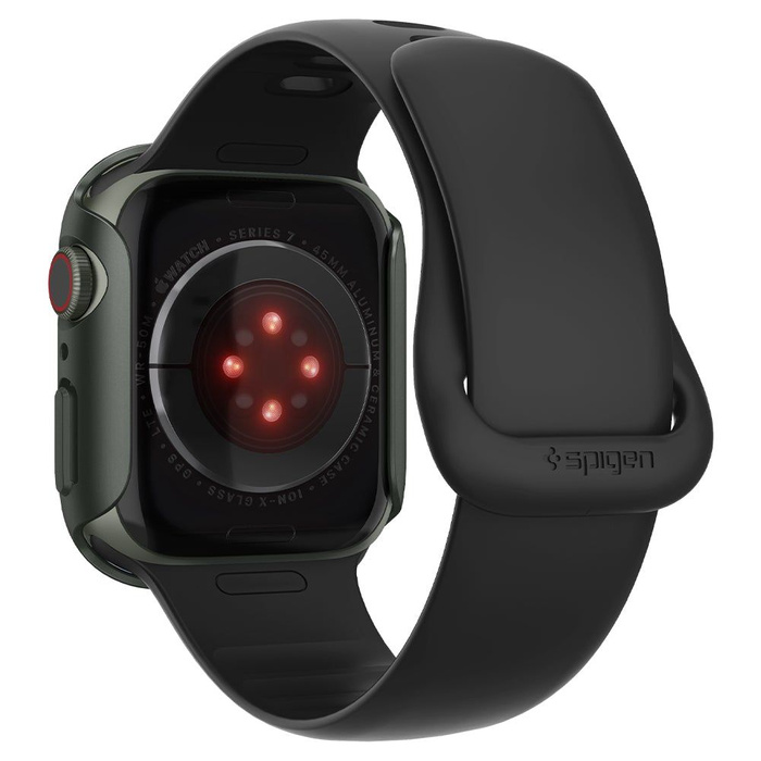 Etui SPIGEN Thin Fit Apple Watch 6 7 8 9 45mm Zielone