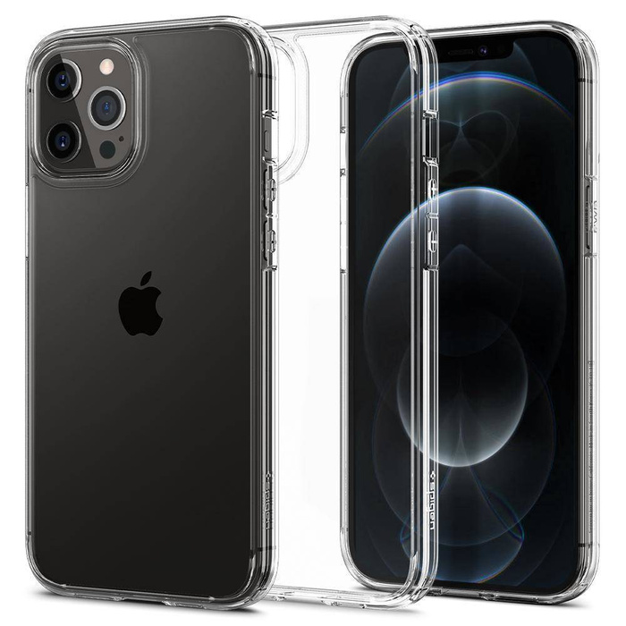 SPIGEN Ultra Hybrid iPhone 12 / 12 Pro Etui Clear przezroczyste Case